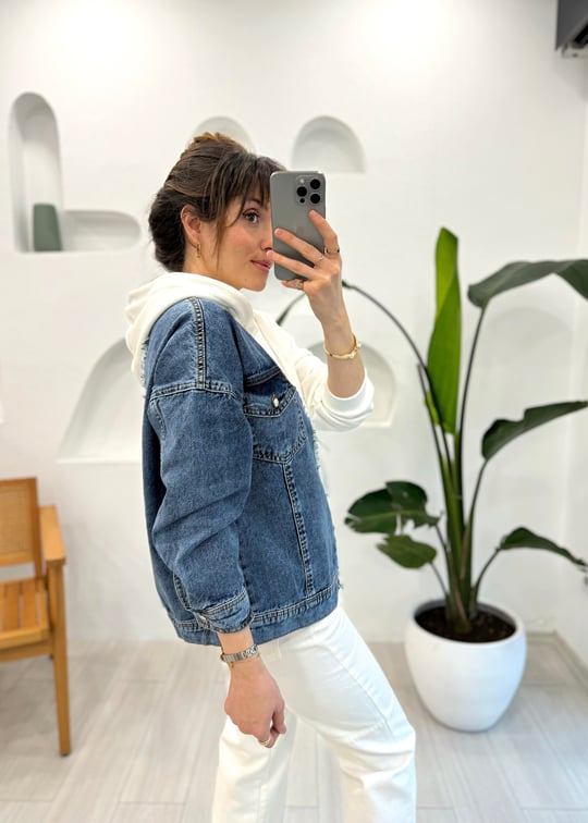 EKRU 34093 KOT DETAY SWEATSHİRT