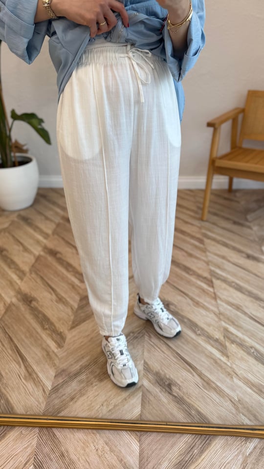 EKRU 5486 KONİK PANTOLON
