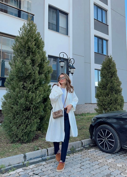 EKRU 60197 ŞAL YAKA HIRKA 