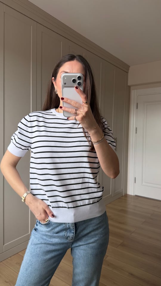 EKRU 6322 ÇİZGİLİ TRİKO 