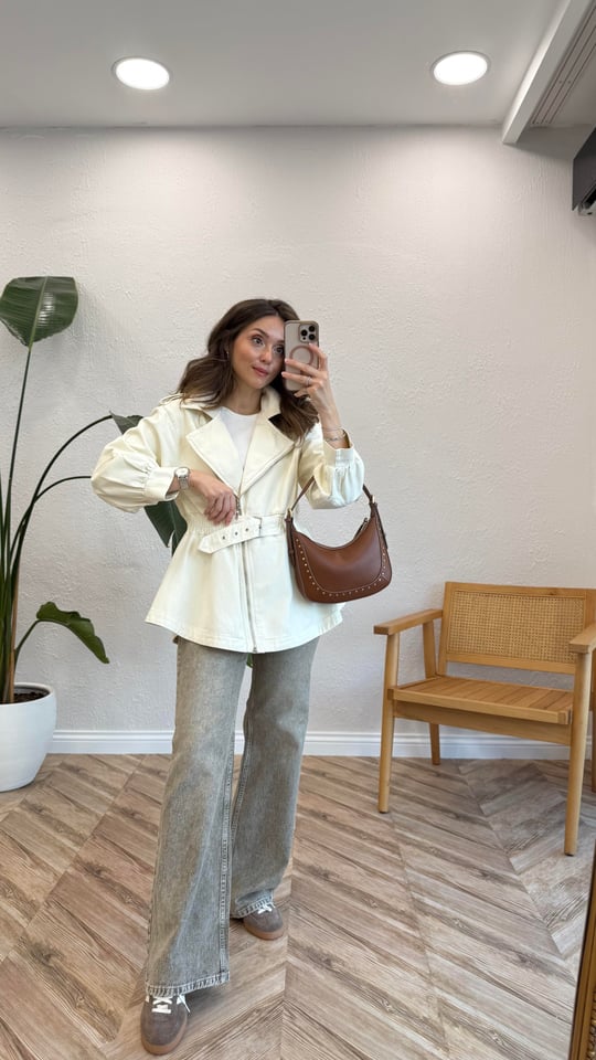 EKRU 7306 CEKET SARI 