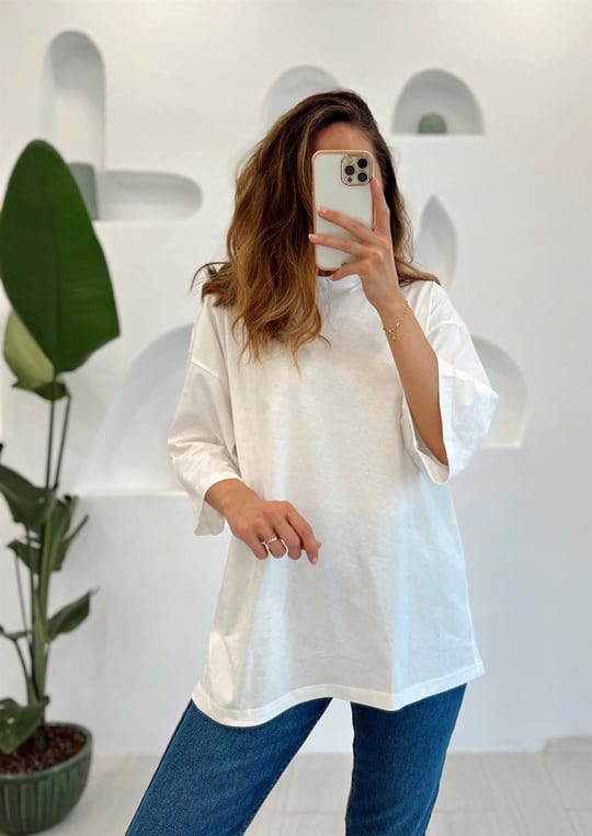 EKRU OVERSIZE TSHIRT 