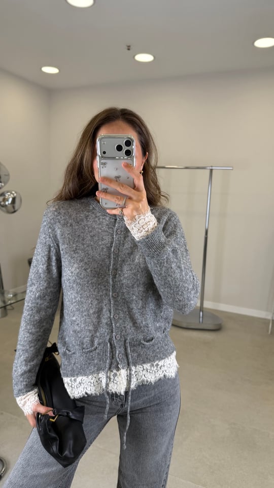 FÜME 1085 DANTEL DETAY HIRKA