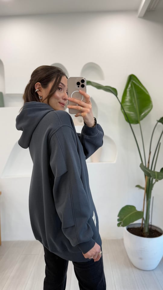 FÜME 3105 KAPÜŞONLU SWEATSHİRT