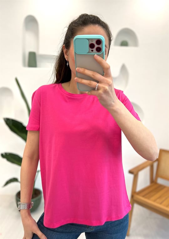 FUŞYA 3471 BİSİKLET YAKA TSHIRT