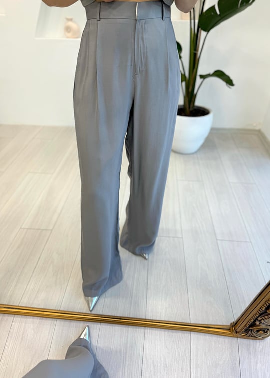 GRİ 0827 BOL PAÇA PANTOLON