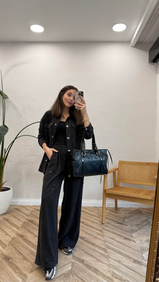 GRİ 6309 BOL PAÇA PANTOLON 