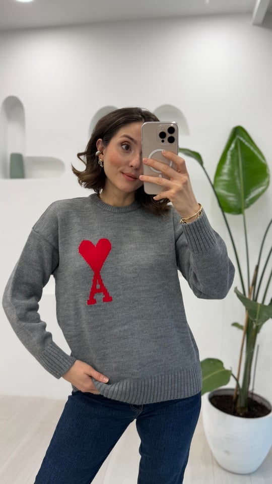 GRİ-KIRMIZI 1155 KAZAK 
