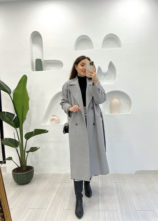 GRİ TOKYO KABAN