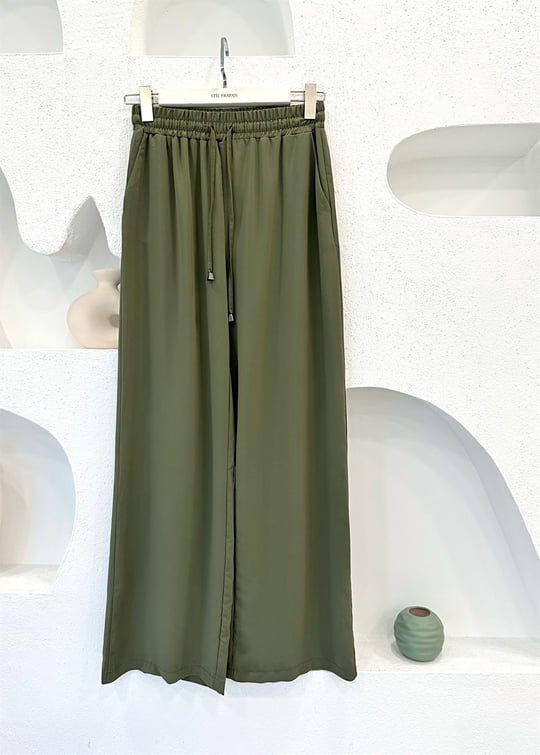 HAKİ 0858 BOL PAÇA PANTOLON