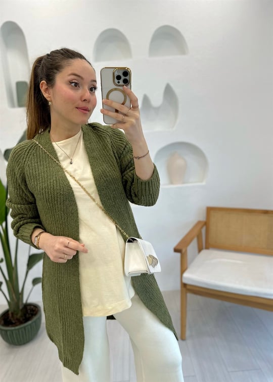 HAKİ TRİKO HIRKA 