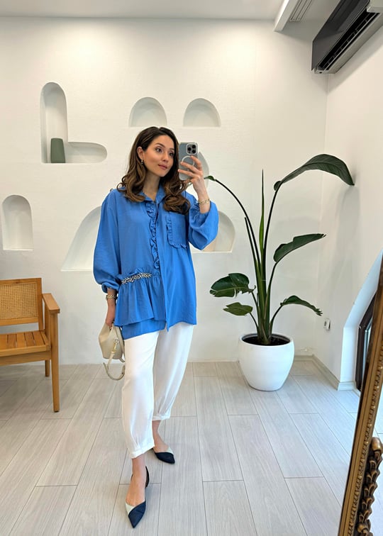 İNDİGO 4195 MODAL TUNİK 