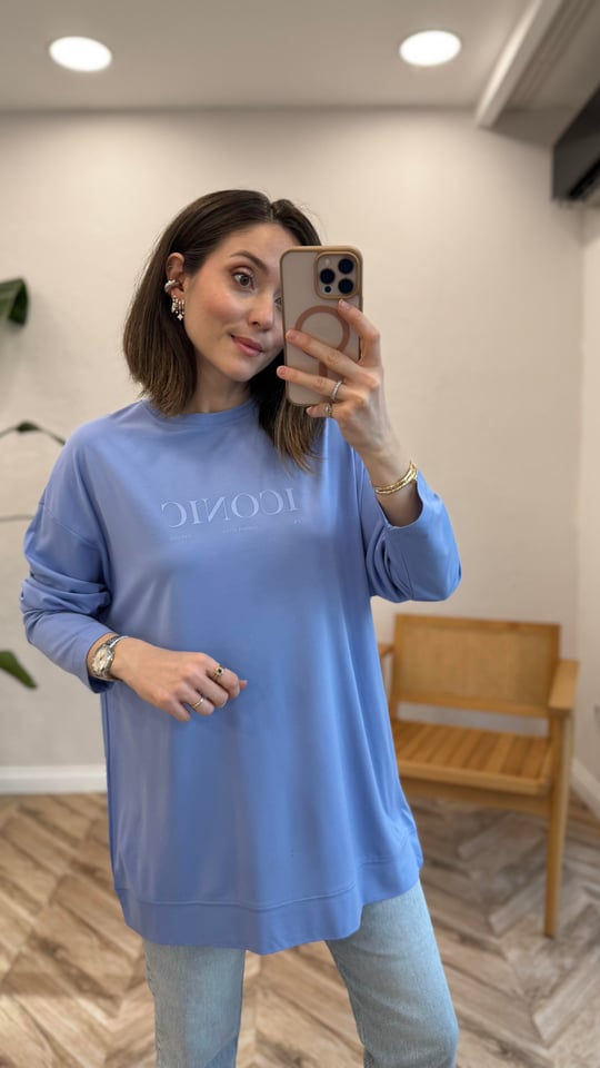İRİS 34297 BASKILI SWEAT