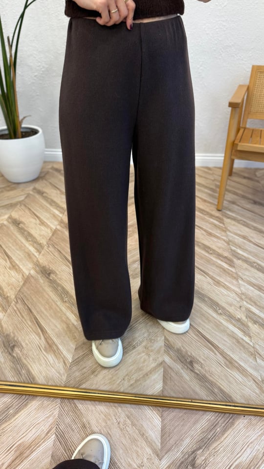 KAHVE 1833 TRİKO PANTOLON