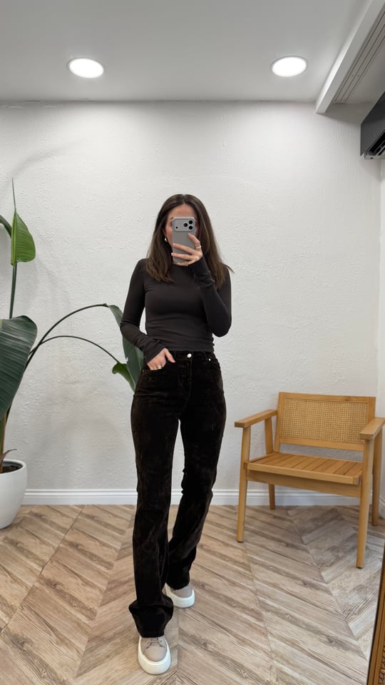 KAHVE 2111 KADİFE PANTOLON 