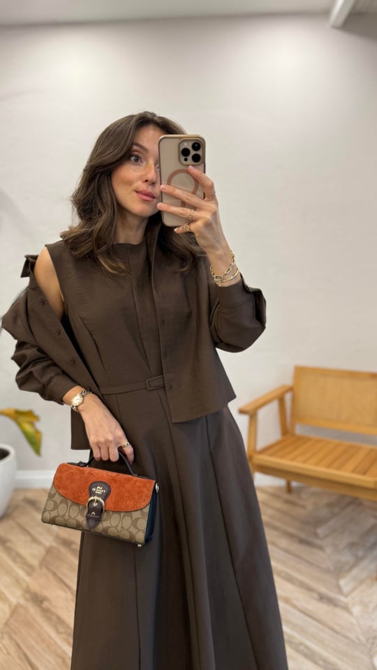 KAHVE 2650 CEKET ELBİSE 