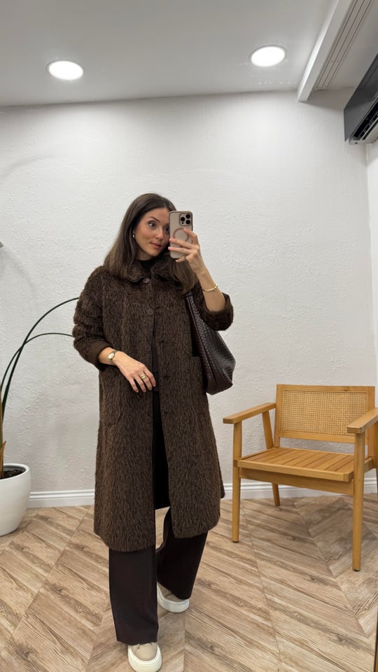 KAHVE 5233 PELUŞ KABAN 