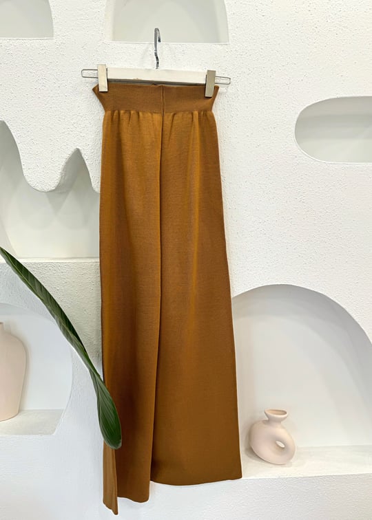 KAHVE 5254 TRİKO PANTOLON 