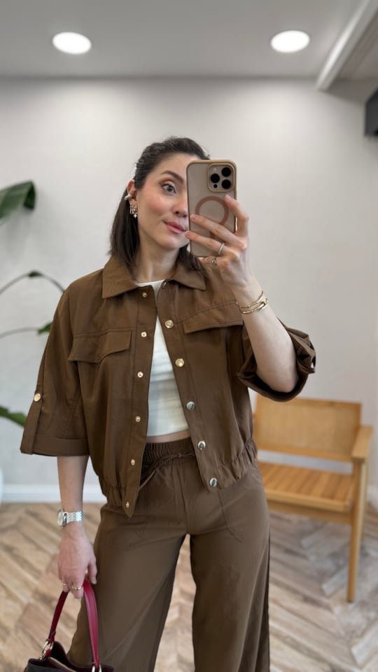 KAHVE 7013 YARASA KOL CEKET 