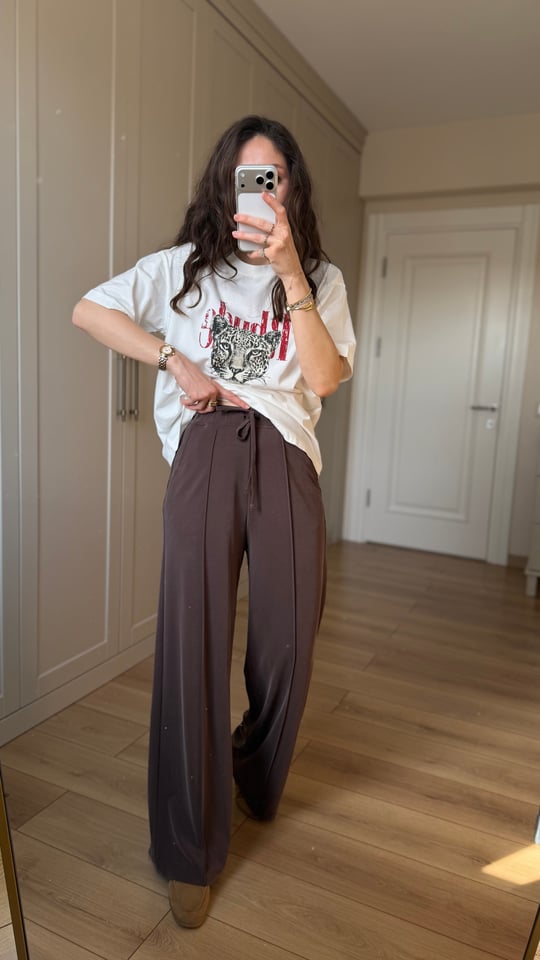 KAHVE  7288 MODAL PANTOLON