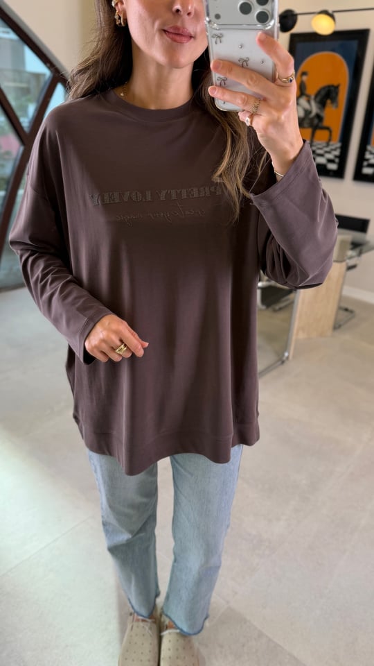 KAHVE 7840 BASKILI TİŞÖRT 