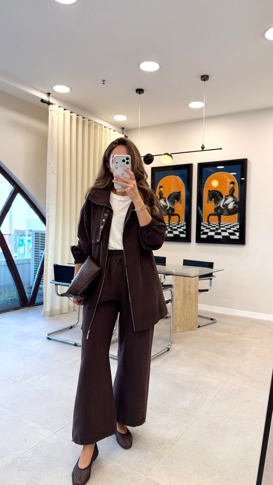KAHVE 8674 CEKET TAKIM 