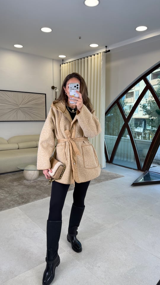 KOYU BEJ 7886 KAPİTONE DETAY MONT 