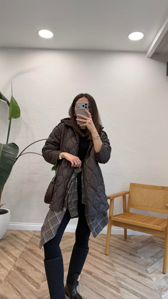 KOYU KAHVE 5424 ŞİŞME MONT