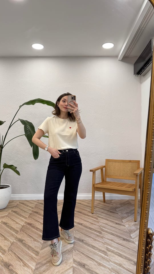 KOYU MAVİ 006 COS FLARE JEAN 