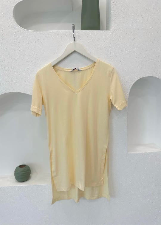 KREM 1144 V YAKA TSHİRT