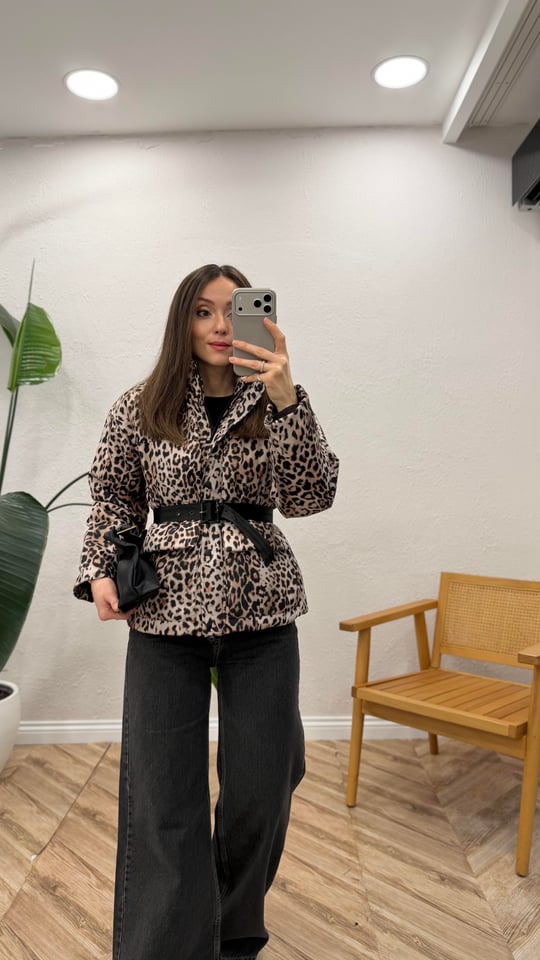 KREM 1447 LEOPAR DESEN MONT 