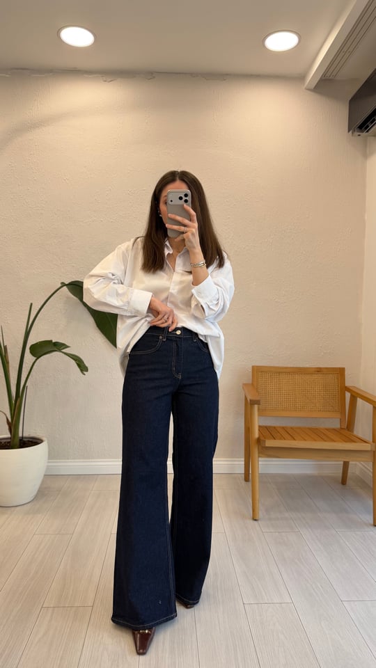 LACİVERT 0214 GENİŞ PAÇA JEAN 