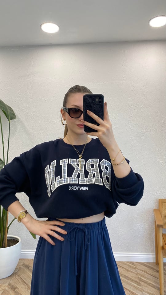 LACİVERT 0757 SWEAT