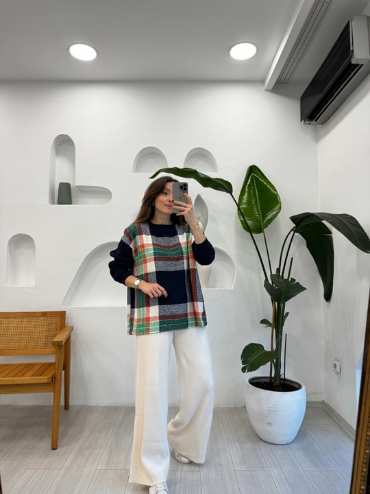 LACİVERT 1124 GARNİLİ SWEAT 
