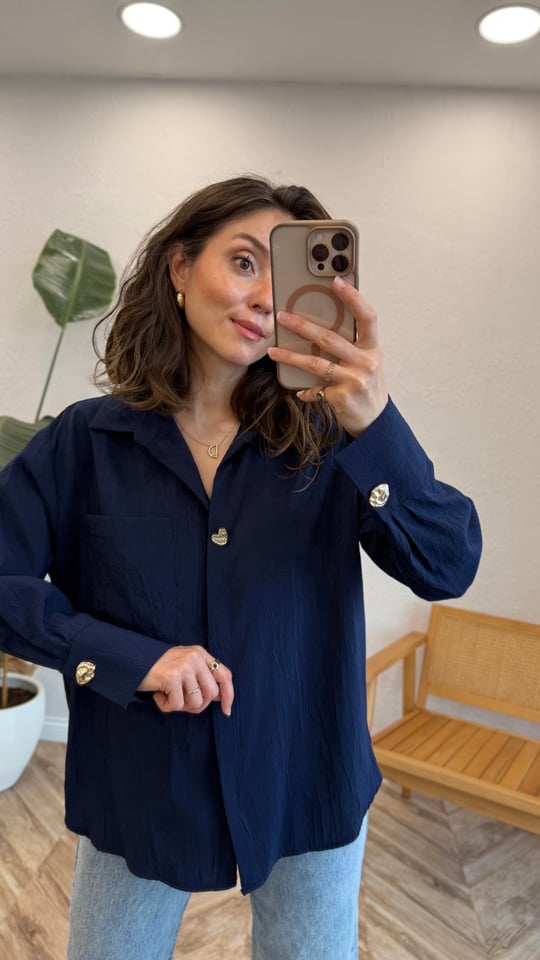 LACİVERT 2333 GÖMLEK 