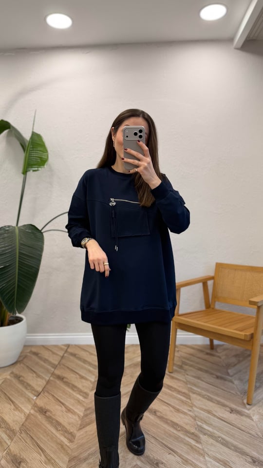 LACİVERT 3051 SWEATSHİRT 
