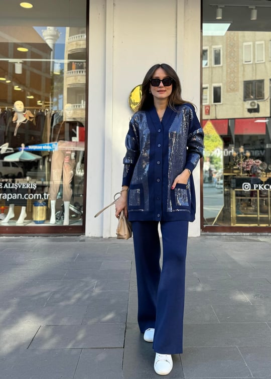 LACİVERT 4582 TRİKO PANTOLON 