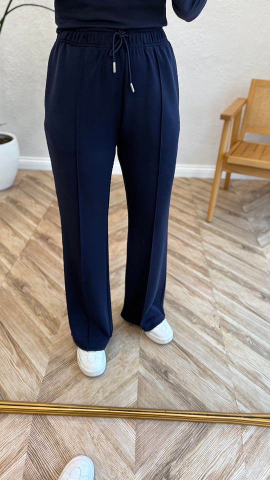 LACİVERT 6125 İSPANYOL PAÇA PANTOLON 