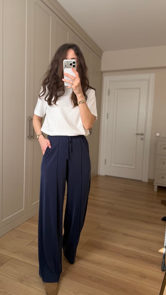 LACİVERT  7288 MODAL PANTOLON