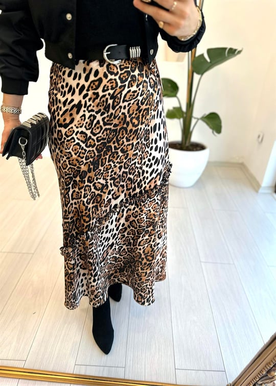 LEOPAR 4059 DESENLİ VEREV ETEK 