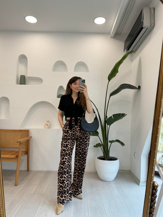 LEOPAR DESEN 1664 PANTOLON 