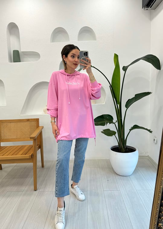 LEYLAK 32346 KAPİŞONLU SWEAT 