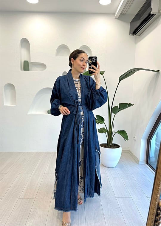 MAVİ 3895 ABAYA 
