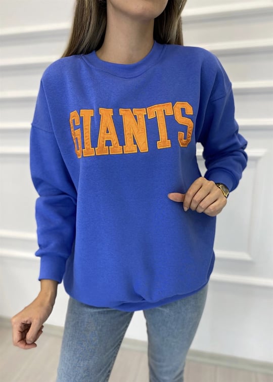 MAVİ GIANTS YAZILI SWEAT