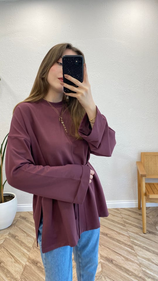 MÜRDÜM 2755 DİKİŞ DETAY SWEATSHİRT
