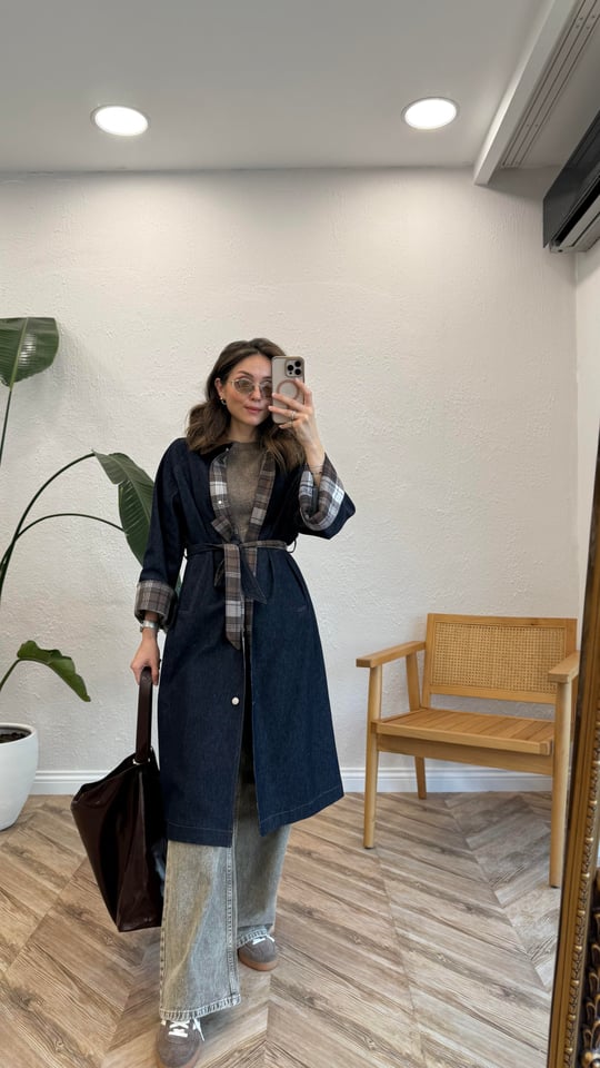 NAVİ 2392 DENİM TRENÇ 