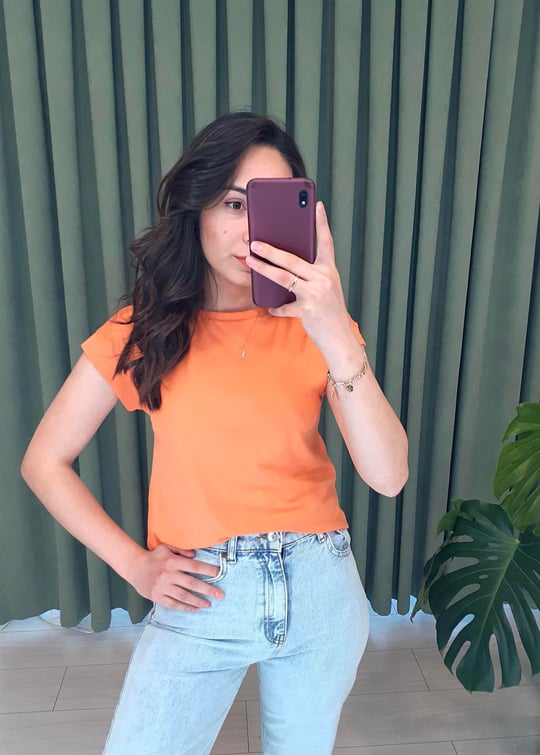 ORANGE 3504 BİSİKLET YAKA TSHİRT 