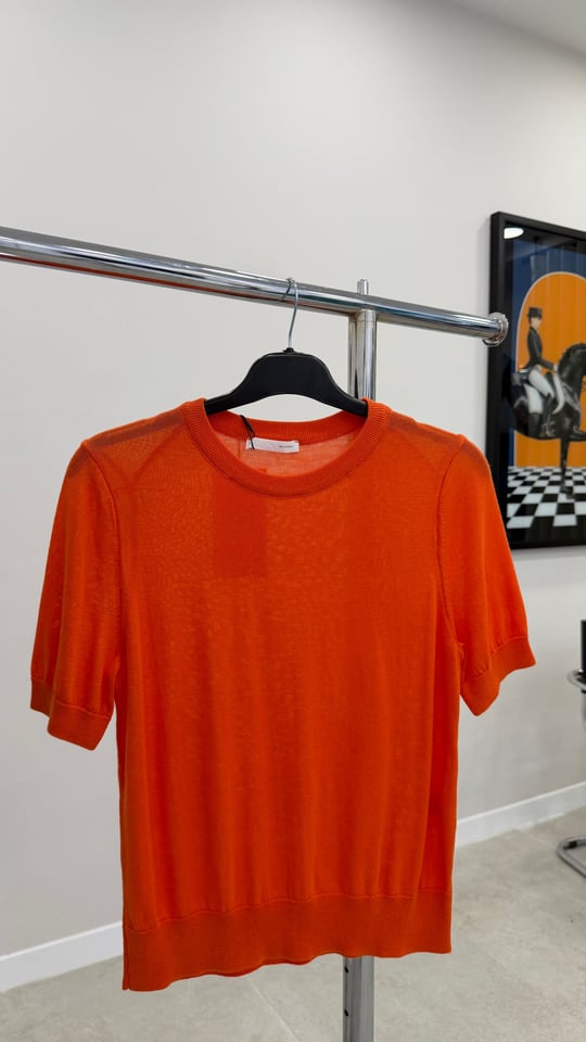 ORANJ 0872 LİYOSEL KARIŞIM BLUZ 