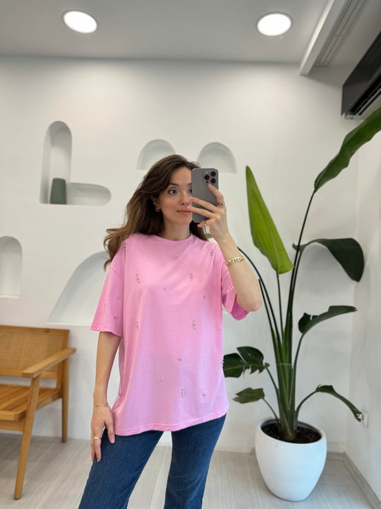 PEMBE 0322 TİŞÖRT 