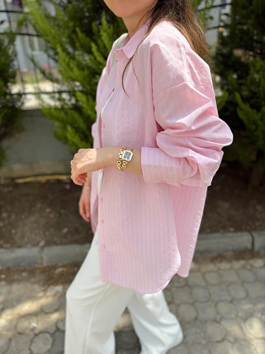 PEMBE 1723 GÖMLEK 